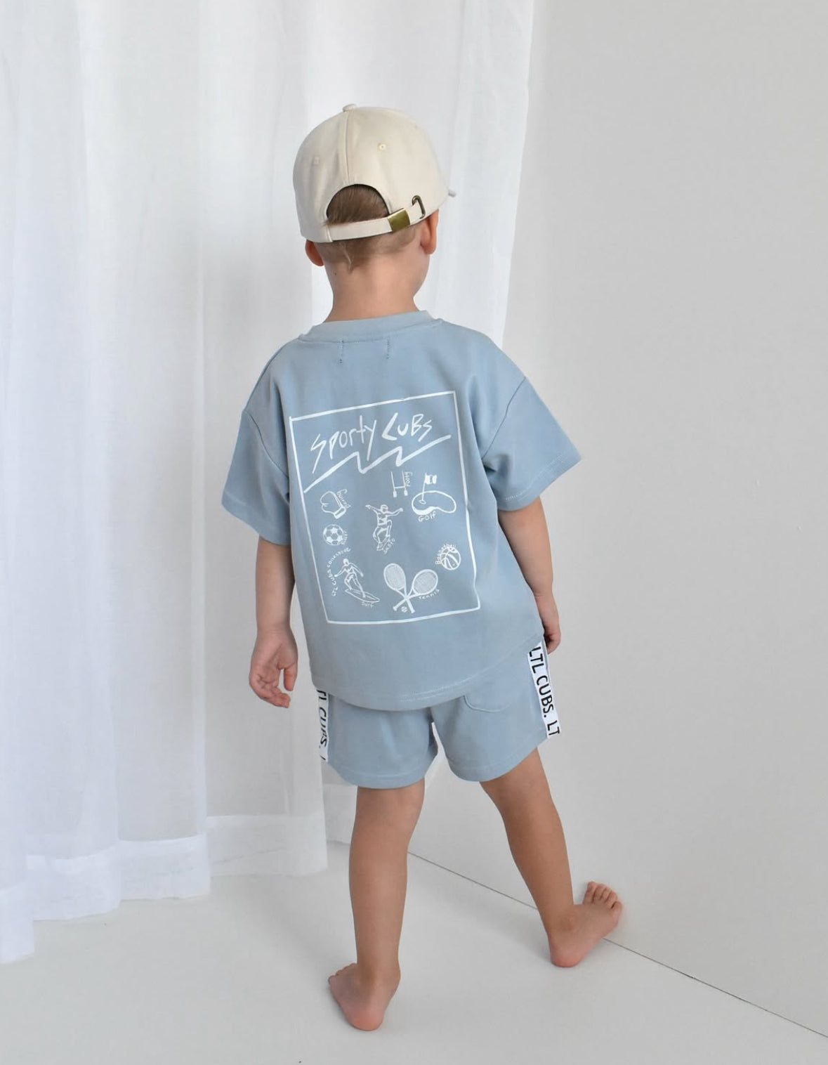 Sporty Cubs Set | Dusty Blue