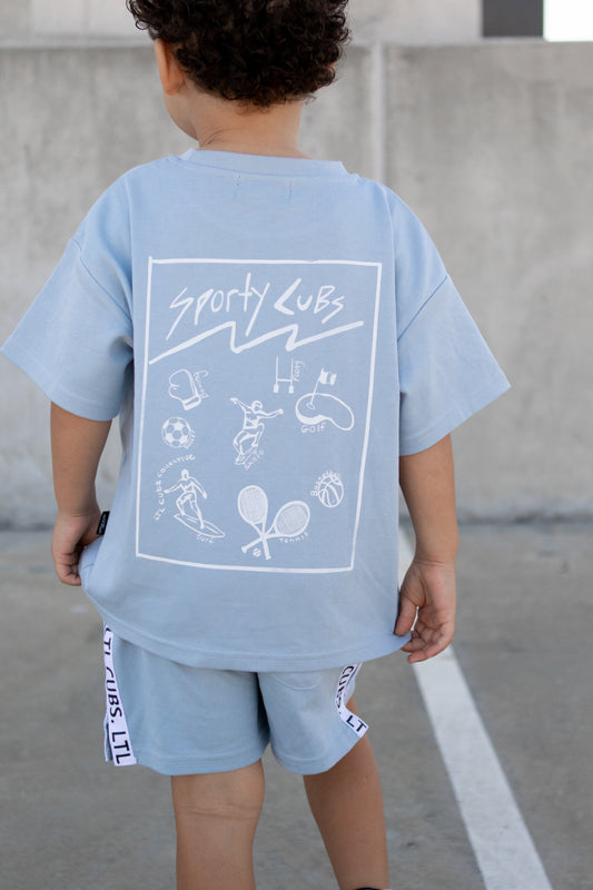 Sporty Cubs Set | Dusty Blue