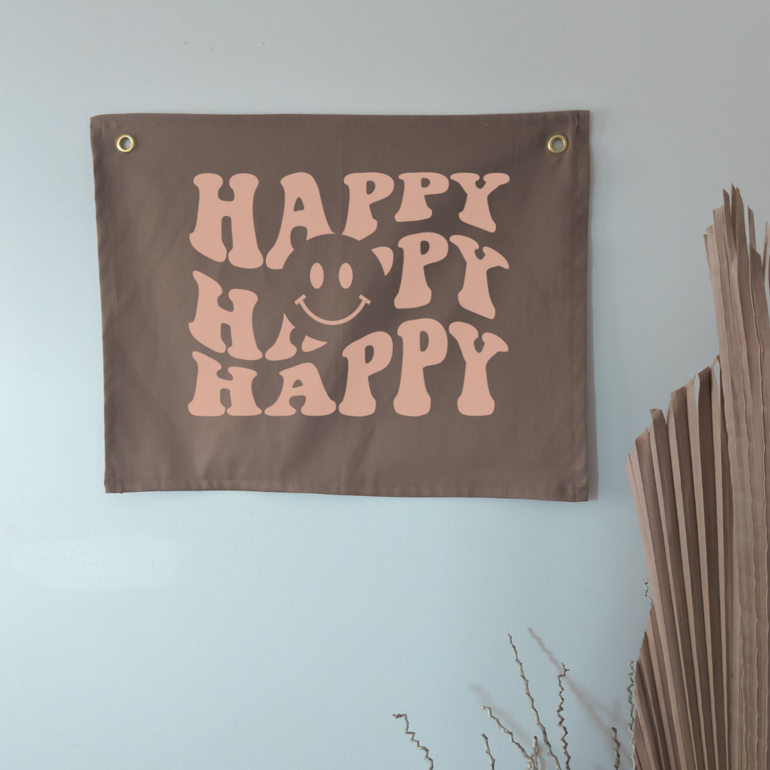 Happy Happy Wall Banner | MOCHA