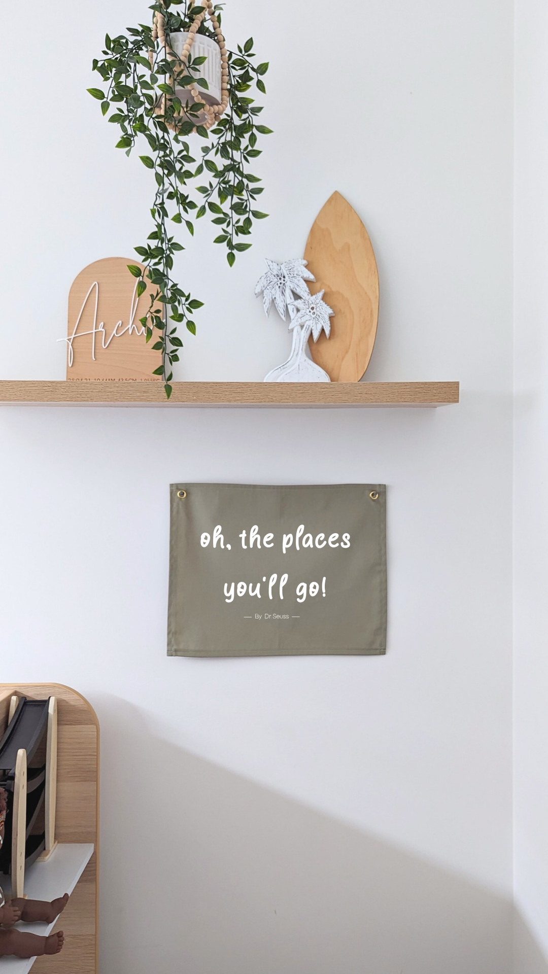 Oh, the places you'll go | Wall Banner