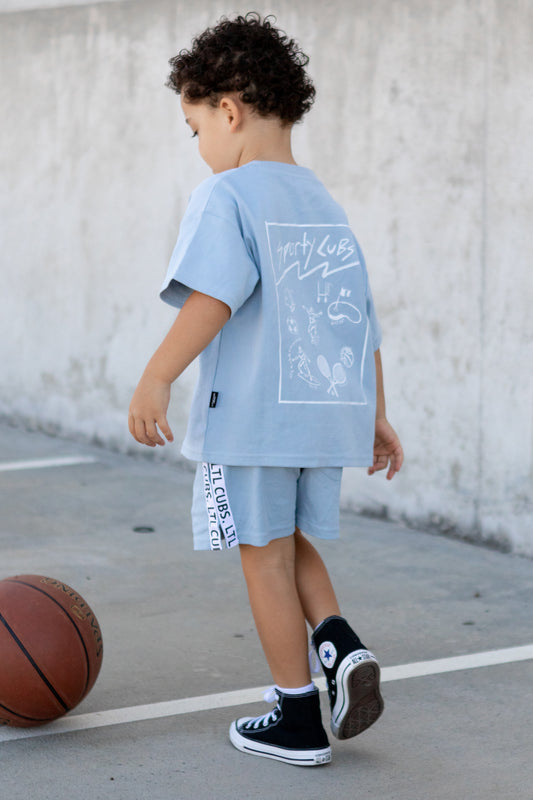 Sporty Cubs Set | Dusty Blue