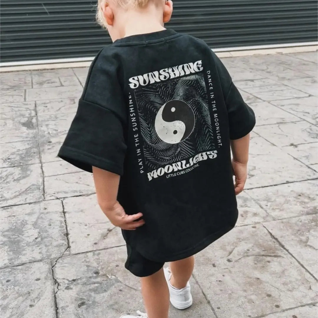 Yin and yang toddler shirt