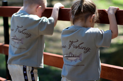 GONE FISHING KIDS TEE