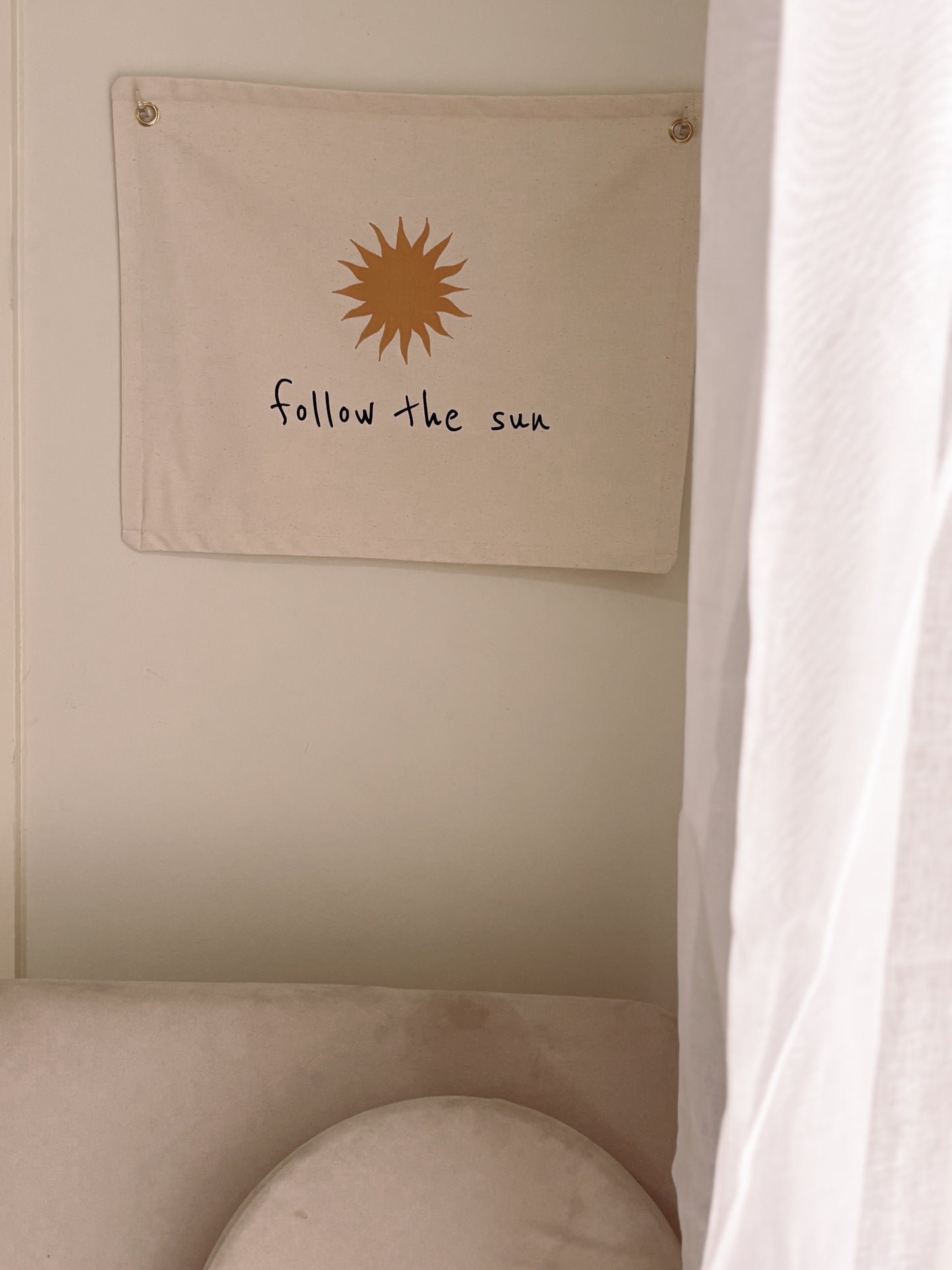 FOLLOW THE SUN - Wall Banner Decor