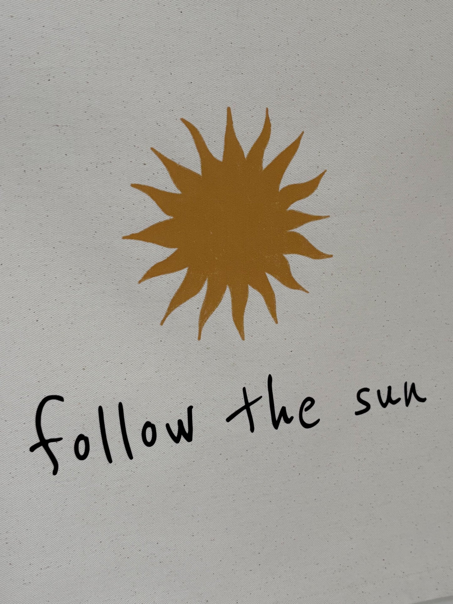 FOLLOW THE SUN - Wall Banner Decor