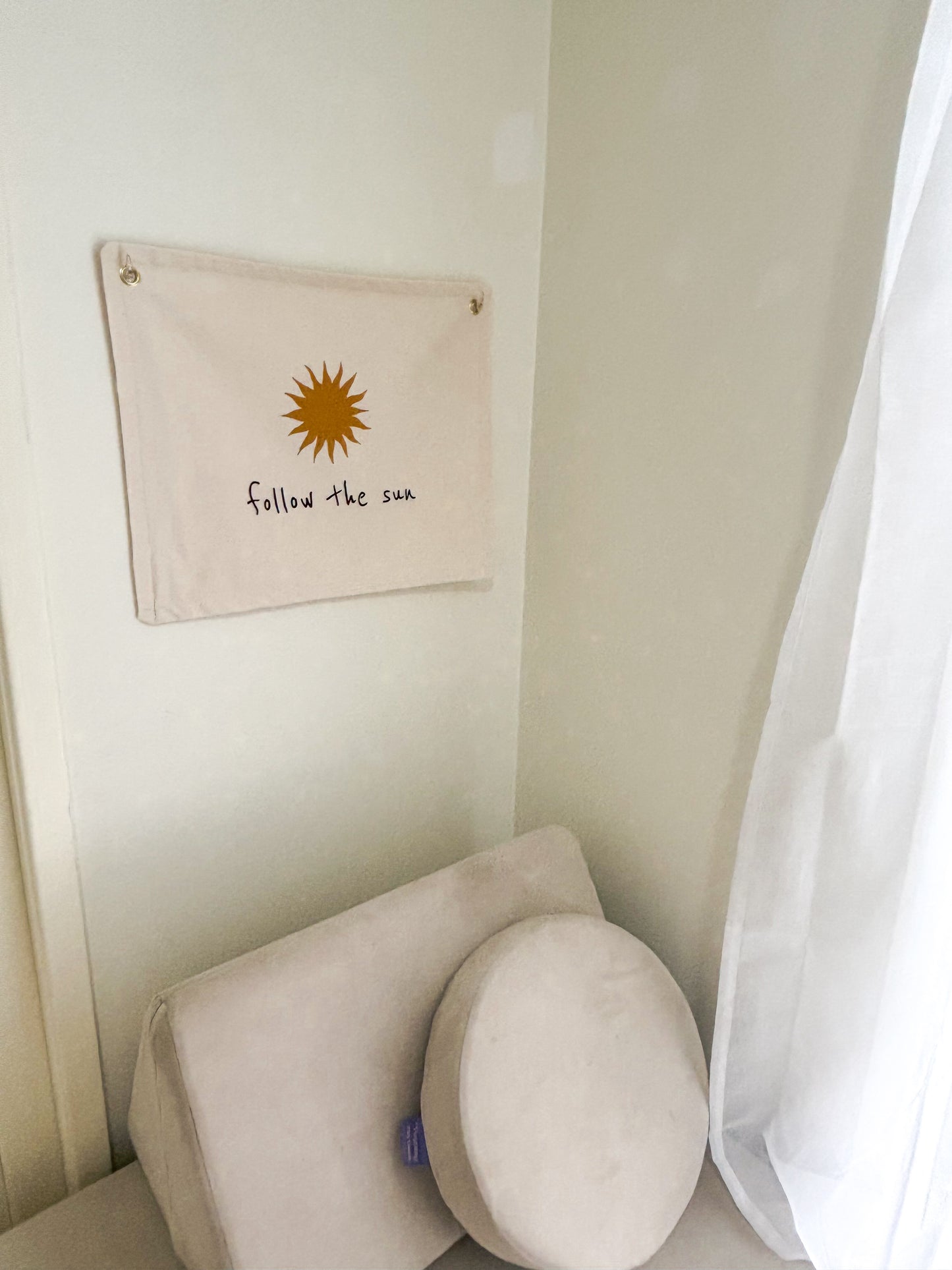FOLLOW THE SUN - Wall Banner Decor