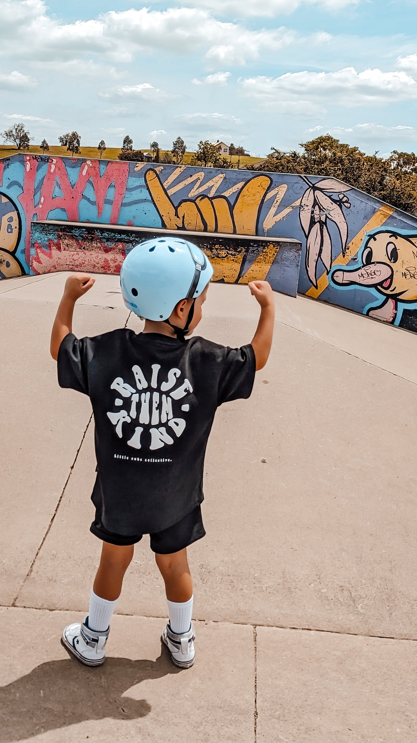 Raise them kind kdis shirt, kids skater clothes, boys clothes