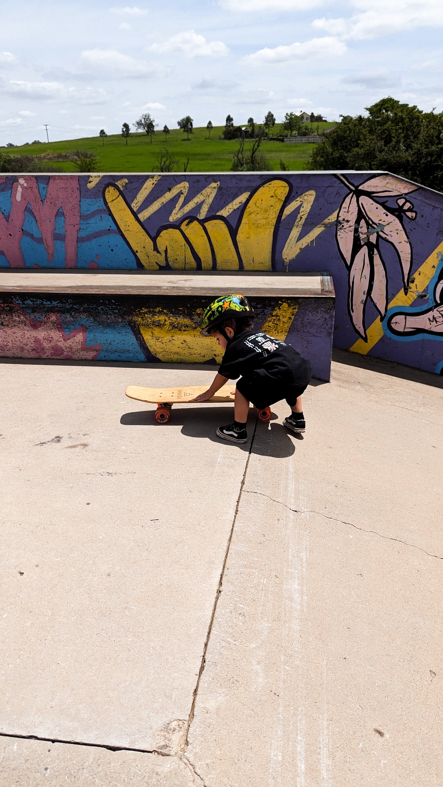 Black Acid wash kids tee. skater clothes , surf clothes